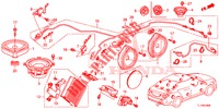 RADIO ANTENNE/LUIDSPREKER (LH) voor Honda ACCORD DIESEL 2.2 LUXURY 4 deuren 5-traps automatische versnellingsbak 2014