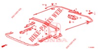 SCHUIFDAK KOMPONENTEN  voor Honda ACCORD DIESEL 2.2 LUXURY 4 deuren 5-traps automatische versnellingsbak 2014