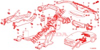 TOEVOERPIJP/VENTILATORPIJP (LH) voor Honda ACCORD DIESEL 2.2 LUXURY 4 deuren 5-traps automatische versnellingsbak 2014