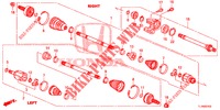 VOOR AANDRIJFAS/HALVE AS (DIESEL) voor Honda ACCORD DIESEL 2.2 LUXURY 4 deuren 5-traps automatische versnellingsbak 2014