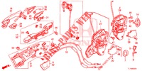 VOOR PORTIER SLOTEN/BUITEN HENDEL  voor Honda ACCORD DIESEL 2.2 LUXURY 4 deuren 5-traps automatische versnellingsbak 2014