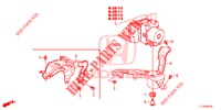 VSA MODULATOR(RH)('00 )  voor Honda ACCORD DIESEL 2.2 LUXURY 4 deuren 5-traps automatische versnellingsbak 2014