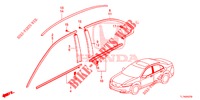 VOOR GRILLE/GIETWERK  voor Honda ACCORD DIESEL 2.2 EXECUTIVE H 4 deuren 6-versnellings handgeschakelde versnellingsbak 2014