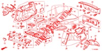 ACHTER HOUDER/ZIJDE VOERING (4DE)  voor Honda ACCORD 2.4 EXCLUSIVE 4 deuren 6-versnellings handgeschakelde versnellingsbak 2014