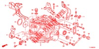 P.S. VERSNELLINGBOX  voor Honda ACCORD 2.4 EXCLUSIVE 4 deuren 6-versnellings handgeschakelde versnellingsbak 2014