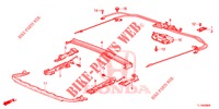 SCHUIFDAK KOMPONENTEN  voor Honda ACCORD 2.4 EXCLUSIVE 4 deuren 5-traps automatische versnellingsbak 2014