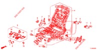 V. ZITTING COMPONENTEN (D.) (SIEGE REGLAGE MANUEL) voor Honda ACCORD 2.4 S 4 deuren 6-versnellings handgeschakelde versnellingsbak 2014
