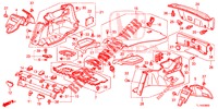 ACHTER HOUDER/ZIJDE VOERING (4DE)  voor Honda ACCORD 2.0 COMFORT 4 deuren 6-versnellings handgeschakelde versnellingsbak 2015