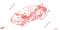 BEDRADINGSBUNDEL (2) (LH) voor Honda ACCORD 2.0 COMFORT 4 deuren 6-versnellings handgeschakelde versnellingsbak 2015