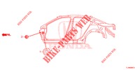 DOORVOERTULLE (LATERAL) voor Honda ACCORD 2.0 COMFORT 4 deuren 6-versnellings handgeschakelde versnellingsbak 2015