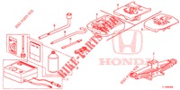 GEREEDSCHAP/KRIK  voor Honda ACCORD 2.0 COMFORT 4 deuren 6-versnellings handgeschakelde versnellingsbak 2015