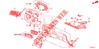 INSTRUMENTEN AFWERKING (COTE DE CONDUCTEUR) (LH) voor Honda ACCORD 2.0 COMFORT 4 deuren 6-versnellings handgeschakelde versnellingsbak 2015