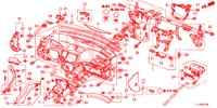 INSTRUMENTEN PANEEL BOVEN (LH) voor Honda ACCORD 2.0 COMFORT 4 deuren 6-versnellings handgeschakelde versnellingsbak 2015