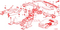 TOEVOERPIJP/VENTILATORPIJP (LH) voor Honda ACCORD 2.0 COMFORT 4 deuren 6-versnellings handgeschakelde versnellingsbak 2015