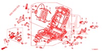 V. ZITTING COMPONENTEN (G.) (HAUTEUR MANUELLE) voor Honda ACCORD 2.0 COMFORT 4 deuren 6-versnellings handgeschakelde versnellingsbak 2015