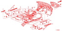 VLOERMAT/ISOLATOR  voor Honda ACCORD 2.0 COMFORT 4 deuren 6-versnellings handgeschakelde versnellingsbak 2015