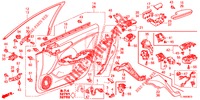 VOOR PORTIER VOERING (LH) voor Honda ACCORD 2.0 COMFORT 4 deuren 6-versnellings handgeschakelde versnellingsbak 2015