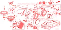 RADIO ANTENNE/LUIDSPREKER (LH) voor Honda ACCORD DIESEL EXECUTIVE 4 deuren 6-versnellings handgeschakelde versnellingsbak 2015