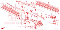VOOR RUITESPROEIER (LH) voor Honda ACCORD DIESEL EXECUTIVE H 4 deuren 6-versnellings handgeschakelde versnellingsbak 2015