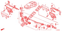 AT BEDIENINGSEENHEID  voor Honda ACCORD TOURER DIESEL 2.2 LUXURY 5 deuren 6-versnellings handgeschakelde versnellingsbak 2013