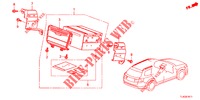 AUDIO UNIT (NAVIGATION) voor Honda ACCORD TOURER DIESEL 2.2 LUXURY 5 deuren 6-versnellings handgeschakelde versnellingsbak 2013