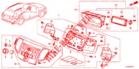 AUDIO UNIT  voor Honda ACCORD TOURER DIESEL 2.2 LUXURY 5 deuren 6-versnellings handgeschakelde versnellingsbak 2013