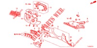 INSTRUMENTEN AFWERKING (COTE DE CONDUCTEUR) (LH) voor Honda ACCORD TOURER DIESEL 2.2 LUXURY 5 deuren 6-versnellings handgeschakelde versnellingsbak 2013