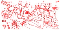 INSTRUMENTEN AFWERKING (COTE DE PASSAGER) (LH) voor Honda ACCORD TOURER DIESEL 2.2 LUXURY 5 deuren 6-versnellings handgeschakelde versnellingsbak 2013
