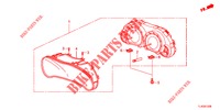 SNELHEIDSMETER  voor Honda ACCORD TOURER DIESEL 2.2 LUXURY 5 deuren 6-versnellings handgeschakelde versnellingsbak 2013