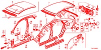 BUITEN PANELEN/ACHTER PANEEL  voor Honda CIVIC 1.5 CONFORT 4 deuren 6-versnellings handgeschakelde versnellingsbak 2017