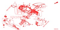 INSTRUMENTEN AFWERKING (COTE DE CONDUCTEUR) (LH) voor Honda CIVIC 1.5 CONFORT 4 deuren 6-versnellings handgeschakelde versnellingsbak 2017