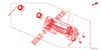 REGELAAR AUTOMATISCHE    AIRCO (1) voor Honda CIVIC 1.5 CONFORT 4 deuren 6-versnellings handgeschakelde versnellingsbak 2017