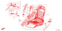 V. ZITTING COMPONENTEN (D.) (LH) (2) voor Honda CIVIC 1.5 CONFORT 4 deuren 6-versnellings handgeschakelde versnellingsbak 2017