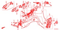 VOOR PORTIER SLOTEN/BUITEN HENDEL  voor Honda CIVIC 1.5 CONFORT 4 deuren 6-versnellings handgeschakelde versnellingsbak 2017