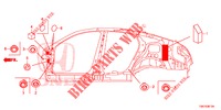 DOORVOERTULLE (LATERAL) voor Honda CIVIC 1.5 EXCLUSIVE 4 deuren CVT versnellingsbak 2017