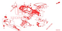 INSTRUMENTEN AFWERKING (COTE DE CONDUCTEUR) (LH) voor Honda CIVIC 1.5 EXCLUSIVE 4 deuren CVT versnellingsbak 2017