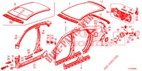 BUITEN PANELEN/ACHTER PANEEL  voor Honda CIVIC DIESEL 1.6 TOP 4 deuren 6-versnellings handgeschakelde versnellingsbak 2018