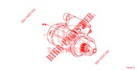 STARMOTOR COMPONENT (DENSO) voor Honda CIVIC DIESEL 1.6 TOP 4 deuren 6-versnellings handgeschakelde versnellingsbak 2018