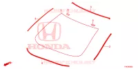 VOOR RUIT/ ACHTER RUIT  voor Honda CIVIC DIESEL TOP 4 deuren 9-traps automatische versnellingsbak 2018