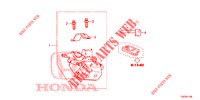 SLEUTEL CILINDER COMPONENTEN (INTELLIGENT) voor Honda CIVIC 1.8 EXECUTIVE 5 deuren 6-versnellings handgeschakelde versnellingsbak 2012