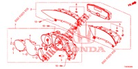 SNELHEIDSMETER  voor Honda CIVIC 1.8 EXECUTIVE 5 deuren 6-versnellings handgeschakelde versnellingsbak 2012