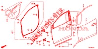 VOOR PORTIER PANELEN(2DE)  voor Honda CIVIC 1.8 EXECUTIVE 5 deuren 5-traps automatische versnellingsbak 2012