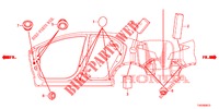 DOORVOERTULLE (LATERAL) voor Honda CIVIC 1.8 S 5 deuren 5-traps automatische versnellingsbak 2012