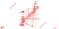 ACHTER SCHOK ABSORBEERDER  voor Honda CIVIC DIESEL 2.2 ELEGANCE 5 deuren 6-versnellings handgeschakelde versnellingsbak 2012