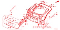 ACHTERKLEP PANEEL(2DE)  voor Honda CIVIC DIESEL 2.2 ELEGANCE 5 deuren 6-versnellings handgeschakelde versnellingsbak 2012