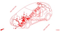 BEDRADINGSBUNDEL (1) (LH) voor Honda CIVIC DIESEL 2.2 ELEGANCE 5 deuren 6-versnellings handgeschakelde versnellingsbak 2012