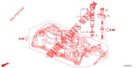 BRANDSTOF INSPUIT (DIESEL) (2.2L) voor Honda CIVIC DIESEL 2.2 ELEGANCE 5 deuren 6-versnellings handgeschakelde versnellingsbak 2012