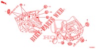DOORVOERTULLE (ARRIERE) voor Honda CIVIC DIESEL 2.2 ELEGANCE 5 deuren 6-versnellings handgeschakelde versnellingsbak 2012