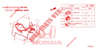 ELEKTRISCHE AANSLUITING (ARRIERE) voor Honda CIVIC DIESEL 2.2 ELEGANCE 5 deuren 6-versnellings handgeschakelde versnellingsbak 2012
