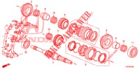 HOOFDAS (DIESEL) (2.2L) voor Honda CIVIC DIESEL 2.2 ELEGANCE 5 deuren 6-versnellings handgeschakelde versnellingsbak 2012